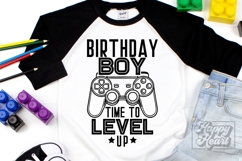 Time To Level Up Birthday Boy SVG - Video Gamer Birthday PNG Product Image 1