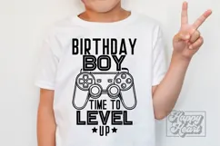 Time To Level Up Birthday Boy SVG - Video Gamer Birthday PNG Product Image 2