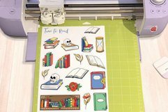 Digital Reading Stickers, Time To Read, Books Stickers Product Image 3