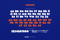 Timelock - Retro Futuristic Font Product Image 6