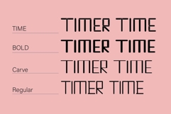 Timer Serif Modern Geometric Display Font Product Image 2