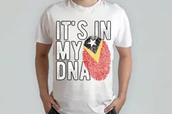 It's in my DNA Timor-Leste Flag Fingerprint PNG Sublimation Product Image 3