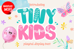Tiny Kids | Cute Decorative Easter Display Webfont Product Image 1
