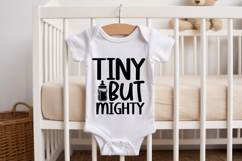 Tiny but Mighty SVG | Baby SVG | Newborn SVG Product Image 2