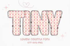 Tiny - Valentine Color Font Product Image 1