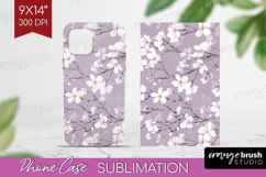 Tiny Flowers Phone Case PNG - Floral Case PNG Sublimation Product Image 1