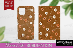 Tiny Flowers Phone Case PNG - Floral Case PNG Sublimation Product Image 1