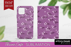 Tiny Flowers Phone Case PNG - Floral Case PNG Sublimation Product Image 1