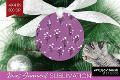 Tiny Flowers Ornament PNG - Floral PNG Sublimation Product Image 1