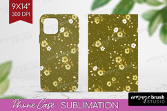 Tiny Flowers Phone Case PNG - Floral Case PNG Sublimation Product Image 1