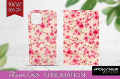 Tiny Flowers Phone Case PNG - Floral Case PNG Sublimation Product Image 1