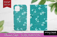 Tiny Flowers Phone Case PNG - Floral Case PNG Sublimation Product Image 1