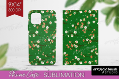 Tiny Flowers Phone Case PNG - Floral Case PNG Sublimation Product Image 1