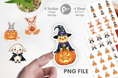 Tiny Farm Halloween Sticker Product Image 1
