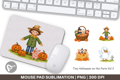 Mouse Pad Tiny Farm Halloween Product Image 1