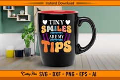 Tiny Smiles Are My Tips Lunch Lady SVG Product Image 3