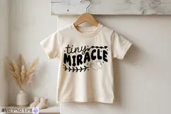Tiny Miracle Baby Newborn SVG PNG T Shirt Design Product Image 4