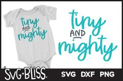 Tiny &amp; Mighty Baby SVG Cut File Product Image 1