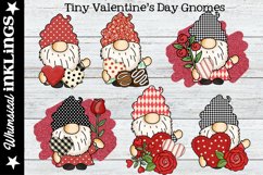 Tiny Valentines Day Gnomes -Love Gnomes Sublimation Clipart Product Image 1