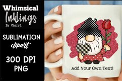 Tiny Valentines Day Gnomes -Love Gnomes Sublimation Clipart Product Image 3