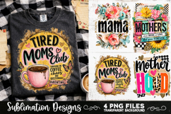 Trendy Mama PNG , Retro Collage Mama 4 Designs Sublimation Product Image 4