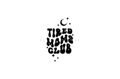 tired mom club keychain svg cutting files or sublimation files for keychain