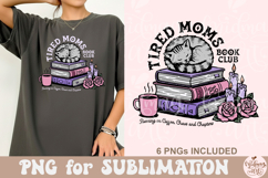 Tired Moms Book Club PNG Product Image 2