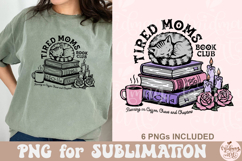 Tired Moms Book Club PNG Product Image 3