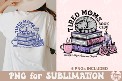 Tired Moms Book Club PNG Product Image 6