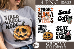 Tired Spooky Mama Halloween Sublimation Product Image 1