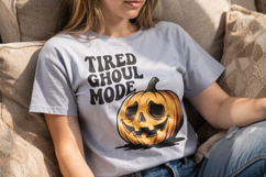 Tired Spooky Mama Halloween Sublimation Product Image 3