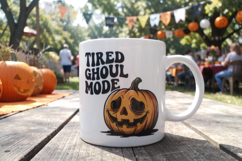Tired Spooky Mama Halloween Sublimation Product Image 8