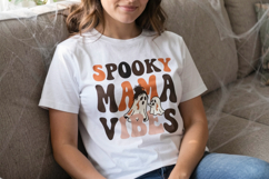 Tired Spooky Mama Halloween Sublimation Product Image 2