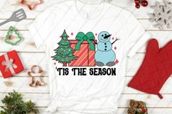 Retro Christmas Sublimation | Tis The Season PNG Clipart Product Image 2