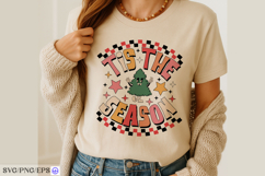 Tis the Season Christmas SVG T-shirt Design Product Image 3