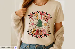 Tis the Season Christmas SVG T-shirt Design Product Image 3