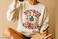 Tis the Season Christmas SVG T-shirt Design Product Image 4