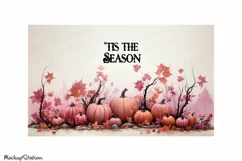 4 in 1 Can Cooler Halloween Sublimation Wrap PNG | Pumpkins Product Image 2
