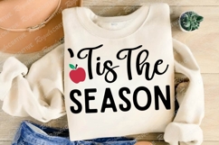 &#039;Tis The Season SVG Design, Teacher&#039;s Day SVG Design Product Image 3