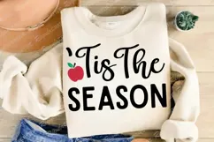 'Tis The Season SVG Design, Teacher's Day SVG Design Product Image 3