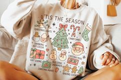 Tis The Season PNG, Santa Claus PNG, Merry Christmas PNG Product Image 3