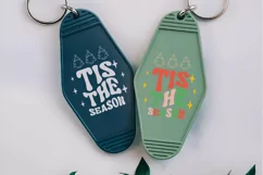 Tis The Season SVG ,Christmas Motel Keychain SVG Design Product Image 3