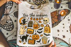 Tis The Season PNG, Ghost PNG, Halloween PNG, Spooky PNG Product Image 1