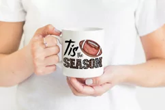 Tis The Season American Football | Leopard Print | Football Product Image 2