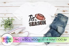Tis The Season American Football | Leopard Print | Football Product Image 1