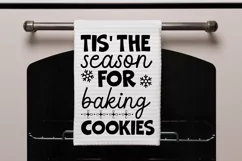 Tis' the season for SVG, Kitchen Towels SVG Design Product Image 2