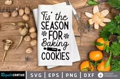 Tis' the season for SVG, Kitchen Towels SVG Design Product Image 1
