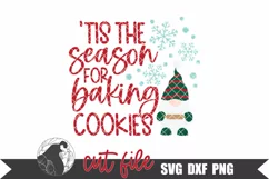 'Tis the Season for Baking Cookies SVG, Christmas SVG Product Image 2