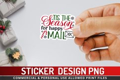 Tis the season for happy mail Stickers PNG Product Image 1