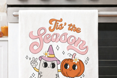 Fall Ghost Pumpkin Embroidery Design Tis The Season Autumn Product Image 4